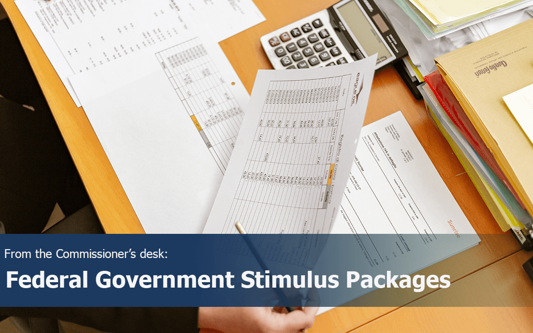 Commissioner’s Desk: Federal Government Stimulus Packages – Are they available for Bodies Corporate?