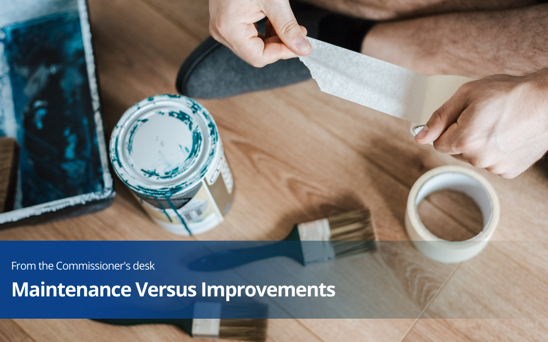 Maintenance Versus Improvements