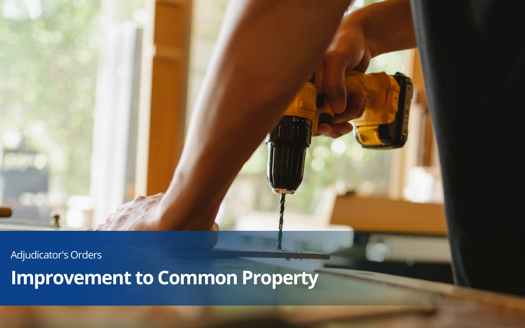 Improvement to Common Property