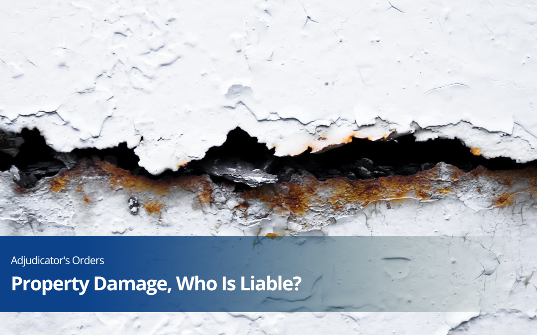 Property Damage, Is the Body Corporate Liable for Rectification?