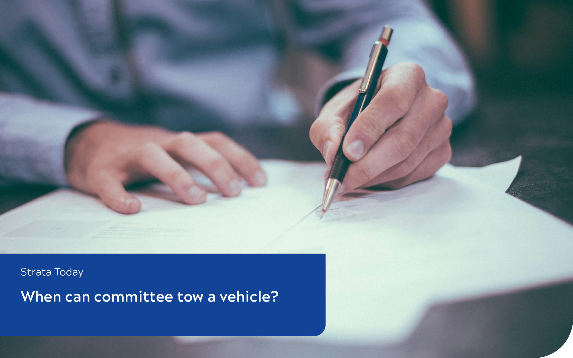 When Can a Committee Tow a Vehicle?