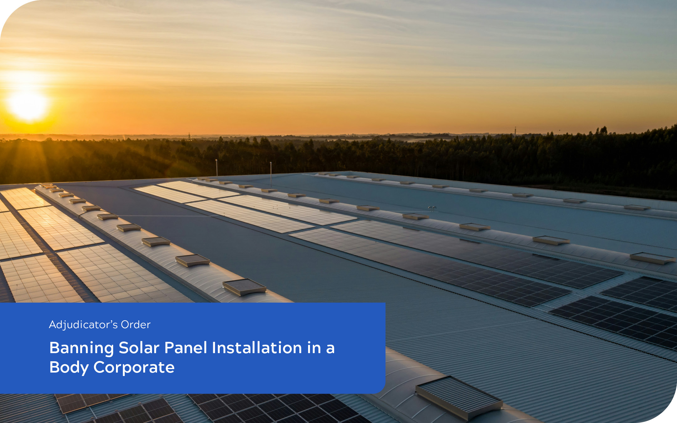 Banning Solar Panel Installation in a Body Corporate